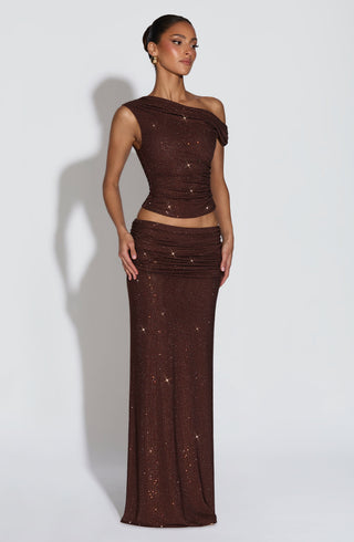 Aveda Top - Plum Brown - glavon