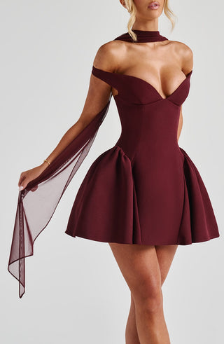 Ayla Scarf - Cherry Lacquer - glavon