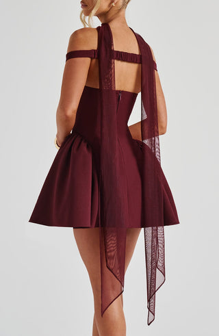 Ayla Scarf - Cherry Lacquer - glavon