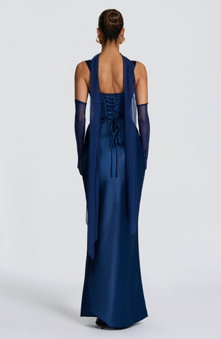 Ayla Scarf - Navy - glavon