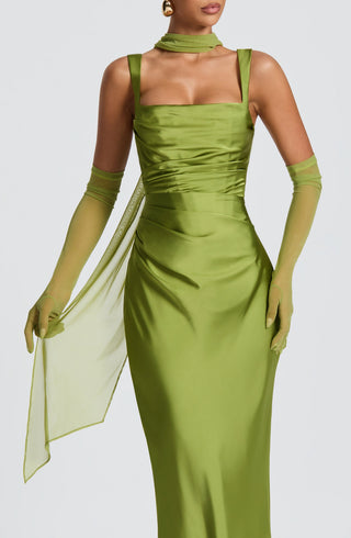Ayla Scarf - Olive - glavon