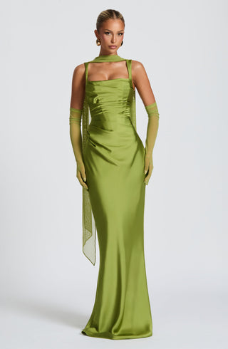 Ayla Scarf - Olive - glavon