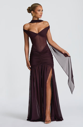 Ayla Scarf - Plum - glavon