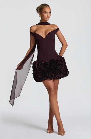 Ayla Scarf - Plum - glavon