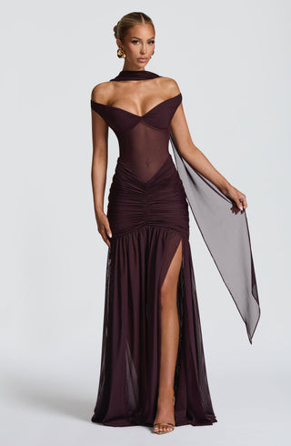 Ayla Scarf - Plum - glavon