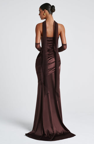 Ayla Scarf - Plum Brown - glavon