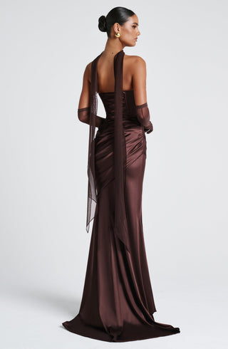 Ayla Scarf - Plum Brown - glavon