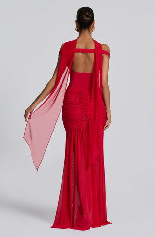 Ayla Scarf - Red - glavon
