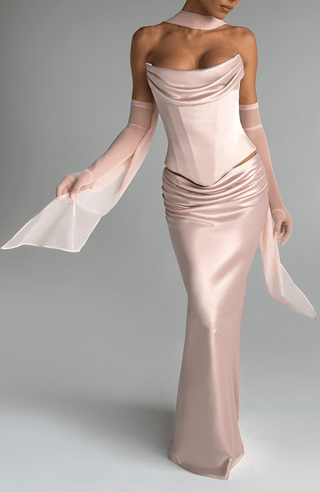 Ayla Scarf - Soft Peach - glavon