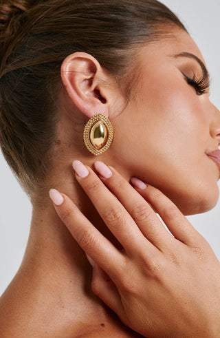 Azra Earrings - Gold - glavon
