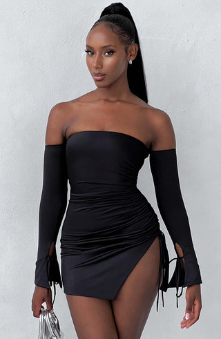 Becca Mini Dress - Black - glavon