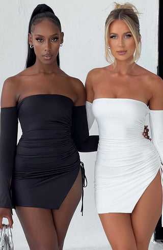 Becca Mini Dress - White - glavon