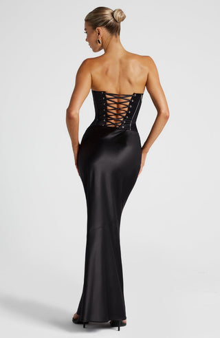 Bernadette Maxi Skirt - Black - glavon
