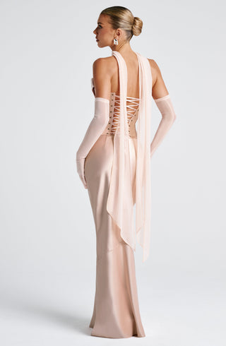 Bernadette Maxi Skirt - Soft Peach - glavon