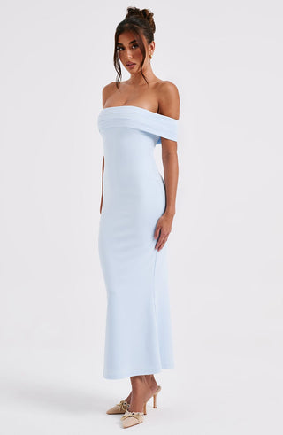 Bex Midi Dress - Blue - glavon