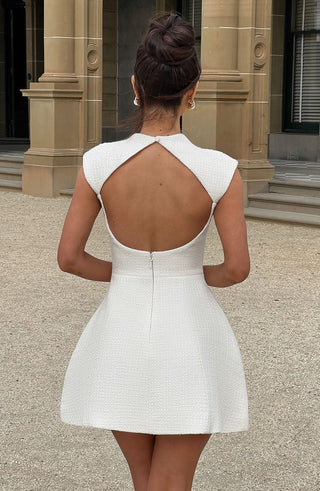 Blake Mini Dress - Ivory - glavon