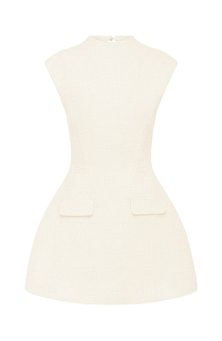 Blake Mini Dress - Ivory - glavon