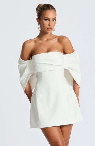 Briella Mini Dress - Ivory - glavon