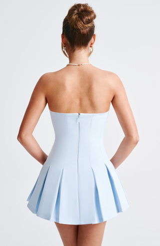 Bryony Mini Dress - Blue - glavon