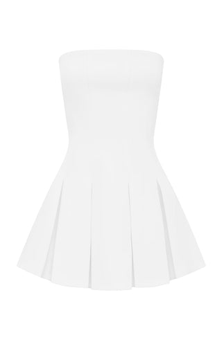 Bryony Mini Dress - Ivory - glavon