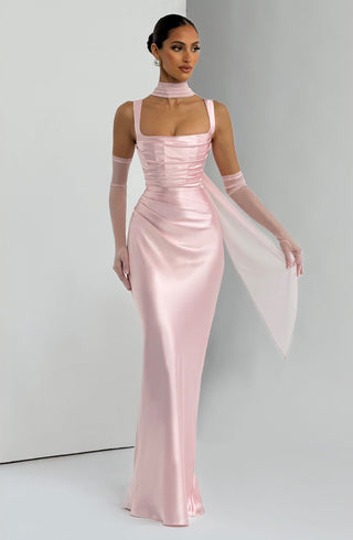 Calanthe Maxi Dress - Blush - glavon