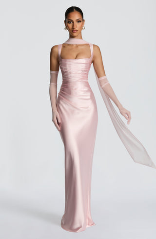 Calanthe Maxi Dress - Blush - glavon