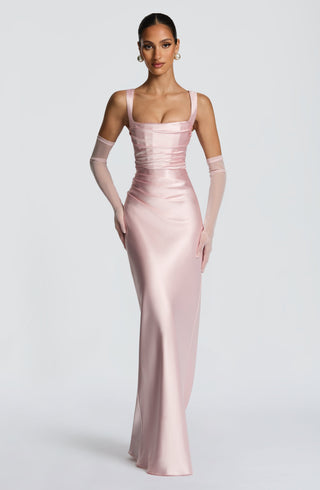 Calanthe Maxi Dress - Blush - glavon
