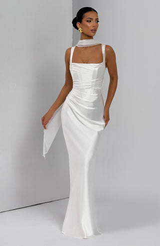 Calanthe Maxi Dress - Ivory - glavon