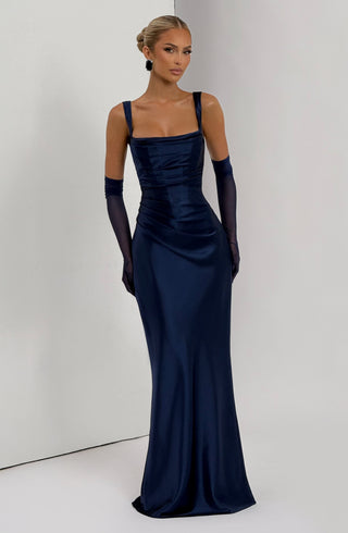 Calanthe Maxi Dress - Navy - glavon