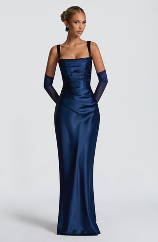 Calanthe Maxi Dress - Navy - glavon