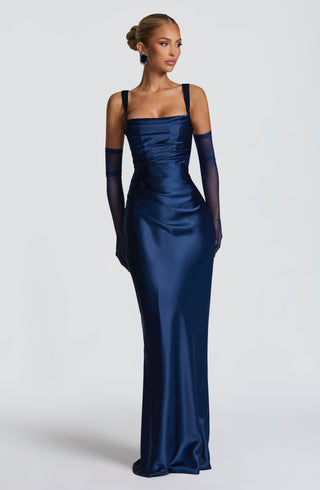 Calanthe Maxi Dress - Navy - glavon