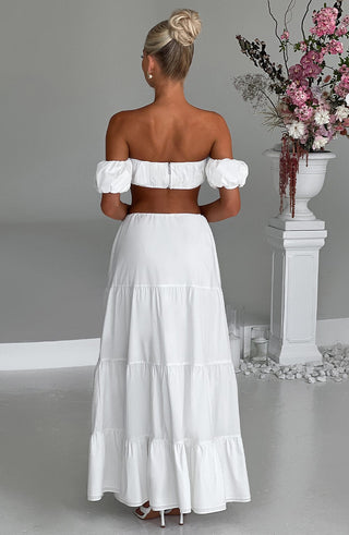 Carmen Maxi Skirt - Ivory - glavon