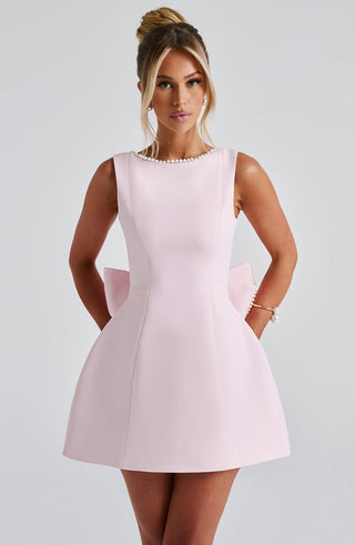 Carrie Mini Dress - Blush - glavon