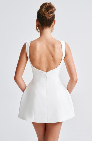 Carrie Mini Dress - Ivory - glavon
