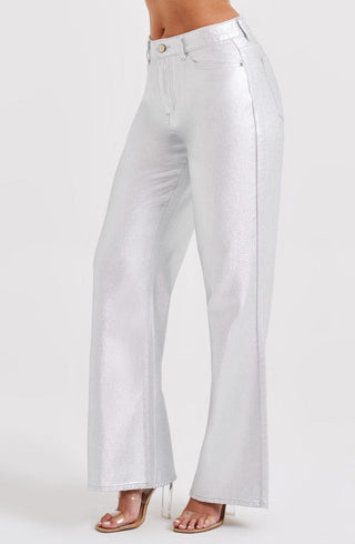 Cassidy Pant - Silver - glavon