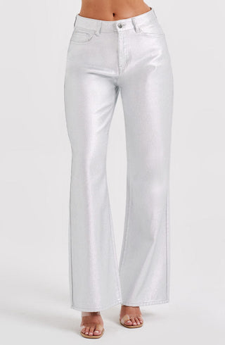 Cassidy Pant - Silver - glavon