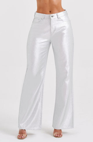 Cassidy Pant - Silver - glavon
