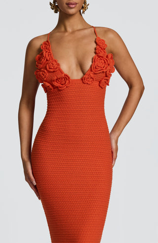 Celaena Maxi Dress - Orange - glavon