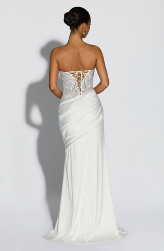 Celestia Maxi Dress - Ivory - glavon