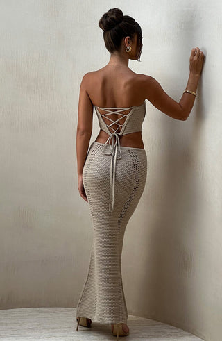 Chayenne Maxi Skirt - Beige - glavon