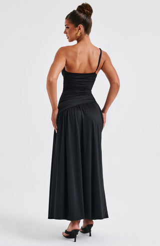 Claudia Maxi Dress - Black - glavon