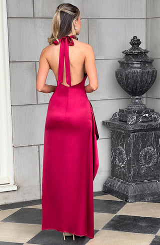 Colette Maxi Dress - Burgundy - glavon