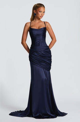 Connie Gown - Navy - glavon