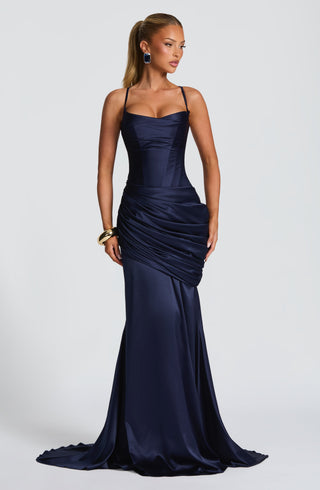 Connie Gown - Navy - glavon