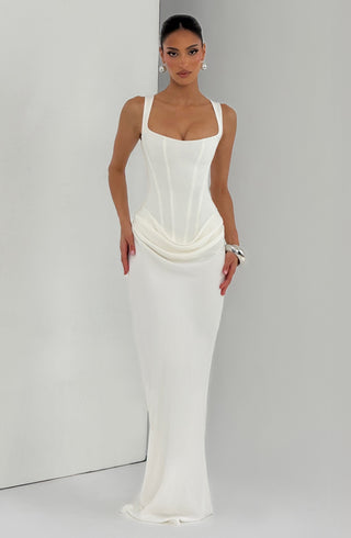 Cornelia Maxi Dress - Ivory - glavon