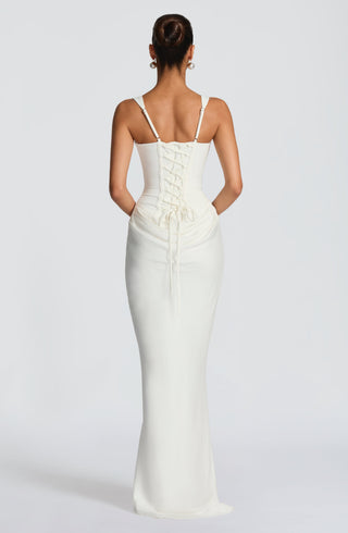 Cornelia Maxi Dress - Ivory - glavon