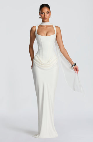 Cornelia Maxi Dress - Ivory - glavon