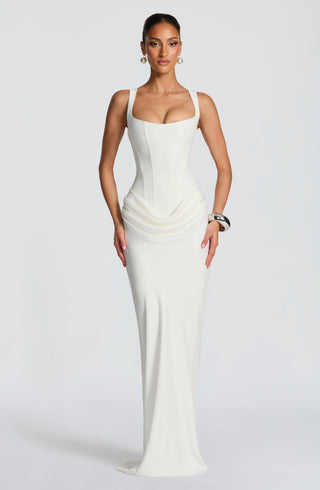 Cornelia Maxi Dress - Ivory - glavon