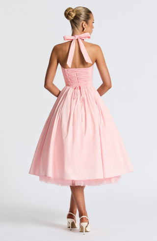 Cressida Midi Dress - Blush - glavon