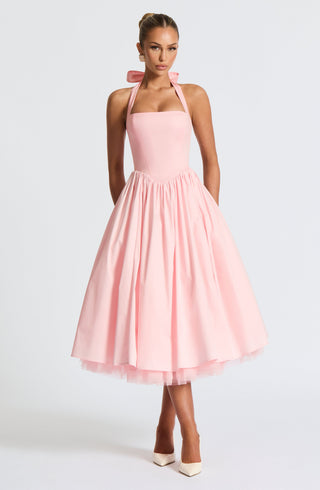 Cressida Midi Dress - Blush - glavon